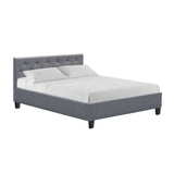 Artiss Bed Frame Double Size Grey VANKE BFRAME-E-VANKE-D-GY-AB