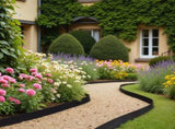 Landscape Edging, 2000 x 10 cm Plastic Garden Border Edging with 30 Spikes & 2 Ground Stakes, No V952-SLPZ66FT4INCGWH0J001V0