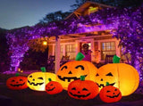 Halloween Inflatable Pumpkin Decoration with Built-in LED Lights, Blow Up Pumpkin for Home Yard V1237-ZY00B0FF269475