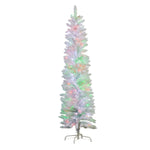 Candy Floss Pink 1.8m Pre-Lit Multicolour Slim Christmas Tree 112_OPCP75