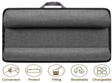 Portable Laptop Desk with Device Ledge, Mouse Pad and Phone Holder for Home Office V178-84810