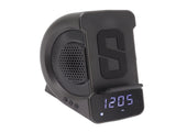 3 in 1 Bluetooth Speaker PC ABS Alarm Clock with Wireless Charging for Bedside 10W Grey V1294-YM0703-3115230022611
