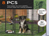 Dog Playpen House Heavy Duty Large Outdoor Dog Kennel Anti-rust Metal Pet Crate V767-JJ-XZ171-XS-V1
