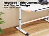Artiss Standing Desk Height Adjustable Workstation Computer Desks Study 100CM White HASD-C-MANUAL-100-WH
