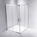 1000 x 1200mm Sliding Door Nano Safety Glass Shower Screen By Della Francesca V63-829371