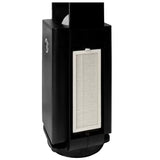 Black Bladeless Fan with Air Purifier, Oscillating, LED Display, Remote Control, 12 Speeds, 3 Modes V178-68980
