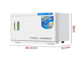 White 23L Black UV Towel Sterilizer Warmer Cabinet for Beauty Spa Salon LSB-59258