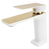 Faucet Hot Cold Mixing Water Tap Wash Basin Tap with Single Spout Long Handle for BathroomG9/16 V1294-YM0901-3112210055313