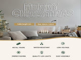 1.6M Christmas Lights Motif 360 LED Rope Light Outdoor Decoration Jingle Jollys XMAS-MOT-D-MERRYCHRIS-MC01