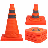 4 Pack 15.5 inch Collapsible Traffic Cones Multi Purpose Pop up Reflective Safety Cone V1258-DP02-C-288