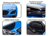 Kahuna Audi Sport Licensed Kids Electric Ride On Car Remote Control Blue CAR-SPT-BU