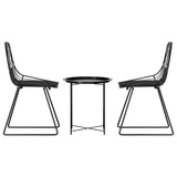 Gardeon 3PC Outdoor Bistro Set Patio Furniture Lounge Chairs Table Garden ODF-CHAIR-ST8001-3PC