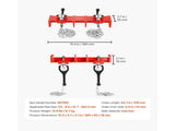 Pipe Welding Vise, 1/2 to 8-inch Pipe Welding Clamp with Dual Chains & Crank Handles, Heavy-Duty V952-HJQ128INCHHSADNZKV0
