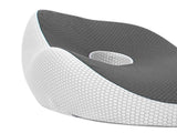 Seating Cushion Soft Comfortable Breathable Buckle Curved Chair Cushion for Office Working Dark Gray V1294-YM0703-3117230047613