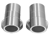 2Pcs GU10 Stainless Steel Outdoor Wall Sconce Waterproof LED Cylinder Up Down Wall Light for Yard V1294-YM0715-3119210323211