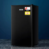 Devanti 95L Bar Fridge Black BF-F-95L-BK