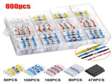 Waterproof Solder Ring Heat Shrink Middle Connector Solder Terminal Electrical - Multi - Size 800Pcs V1107-145-98781-MLT-800PCS