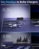 600W GaN 8 Ports Fast Charging Station USB&Type-C for iPhone, Laptops, MacBook V201-GAN0600BL8AU