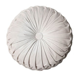 Round Throw Pillow Home Pumpkin Shaped Pleated Pillow Cushion for Couch Sofa Chair Bed Car V1294-YM0901-180906QY04-2