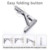 2 PCS Folding Shelf Brackets, Heavy Duty Stainless Steel Collapsible Wall Mounted Shelf Brackets for V1369-AZ3-W-06623