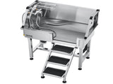 86.4 cm Dog Washing Station, Stainless Steel Pet Grooming Tub Bathtub, Professional Dog Wash Sink V952-BXGCWYG34CZJFJ0C0002V0