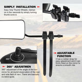 Towing Mirrors Clip on Multi Fit Clamp On Towing Caravan 4X4 Trailer 4WD 5 Pairs V211-AUEB-RM001X5