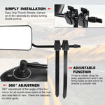 Towing Mirrors Clip on Multi Fit Clamp On Towing Caravan 4X4 Trailer 4WD 50 Pairs V211-AUEB-RM001X50