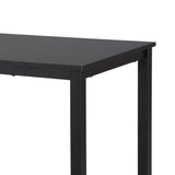 Artiss Computer Desk Home Office Study Table Black 120CM MET-DESK-120-BK