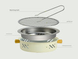 Portable 28cm Stainless Steel Barbecue and Tea Furnace V888-ELOSUNG28459