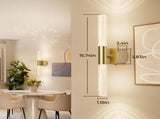 Battery Operated Wall Sconce Set of 2 Rechargeable Battery Powered Wall Light with 12000mAh Wireless V1171-CB-BOM001622