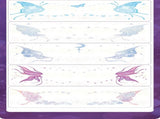 Shimmer butterfly face stickers Party decoration stickers can be peeled off Magic show party V1106-HEJM-002