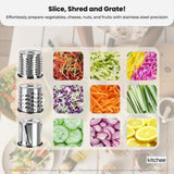 Kitchee Slicer Shredder Grater 3 Attachments - Compatible with KitchenAid Mixer V238-SUPDZ-41099036098640