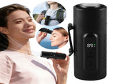 Portable Clip on Fan with 5 Speeds & LED Light, Rechargeable Hands-Free Waist Clip Fan for Shirt, V1370-AZ4-13378