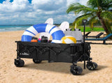 Lambu Folding Wagon Trolley Cart UM1260-BK