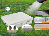 Outdoor Electrical Junction Box, 350 x 250 x 150 mm, ABS Plastic Electrical Enclosure Box with V952-SLJXHABS14X138LEDV0