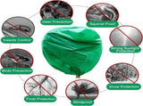 2pcs Huge Plant Covers Freeze Protection, 95"x83" Winter Tree Cover with Zipper Drawstring Thickened V1259-DP01-A-5373