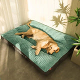 Luxuriously Soft and Thick Pet Sleeping Mat, Perfect Four-Season Floor Bed for Dogs and Cats, V1341-ZY-P5APP8GV-3XL-GREEN