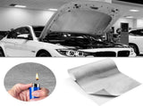 Amylove 1 Pcs 24'' x 48'' Aluminized Heat Shield Thermal Barrier Adhesive Backed Heat Blanket Wrap V1258-DP02-C-764