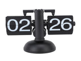 Flip Clock Large Number Battery Powered 304 Stainless Steel Tabletop Retro Flip Clock for Home V1294-YM0710-3115230112014