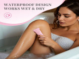 Pink 2-in Women's Electric Body & Bikini Trimmer Kit - Painless Ultra-Close Shaver V888-ELOSUNG24693