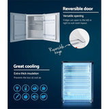 Devanti 70L Portable Mini Bar Fridge - White BF-70L-WH