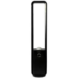 Black Bladeless Fan with Air Purifier, Oscillating, LED Display, Remote Control, 12 Speeds, 3 Modes LSB-68980