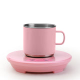Pink Multifunctional Cooling and Heating Cup with Mug - 10W Rapid Temperature Adjustment V888-ELOSUNG15146