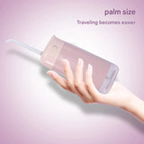 Portable Water Flosser - 70-Day Battery, 4 Modes, 5 Nozzles, IPX7 Waterproof, 200ml Telescopic V888-ELOSUNG29811