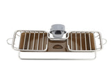 Kitchen Sink Faucet Organizer Space Aluminium Plastic Multifunctional Space Saving Hook Fast Drying V1294-YM0901-3117240214712