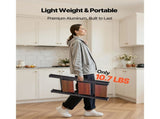 3 Step Ladder, Folding Step Stool with Wide Anti-Slip Pedal and Comfort Handgrip, Lightweight 150 kg V952-LHJHJTSB0000TIJOS001V0