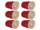 Small Lamp Shade Fabric Wine Red Golden Edge Lampshade for E14 Table Chandelier Wall Lamp V1294-YM0715-3119210283711