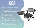 3pc Folding Lecture Chair with Table Top Training V63-955221