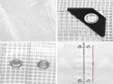 Instahut Tarp Tarpaulin 5x10m Canvas Heavy Duty Camping Cover Clear TARP-CLEAR-5X10