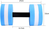 Water Dumbbells Set, 2PCS Dumbbells Pool Resistance Fitness Equipment Foam Dumbbell V1188-MA60-21648-1